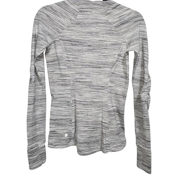 Lululemon Runderful Long Sleeve Space Dye Camo White Silver Spoon Size Small - Picture 5 of 8